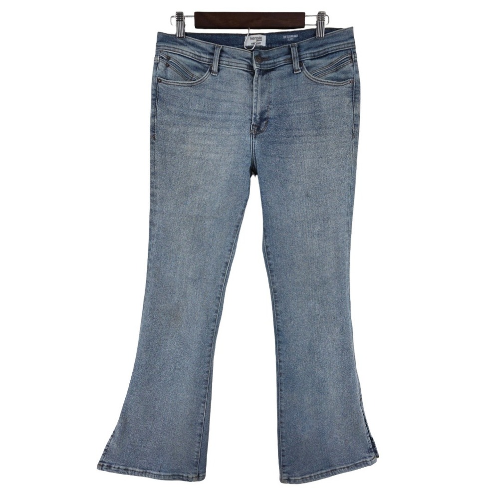 Kensie Jeans Size 10 30 Savannah Flare Vintage Luxe Mid Rise‎ Medium Wash